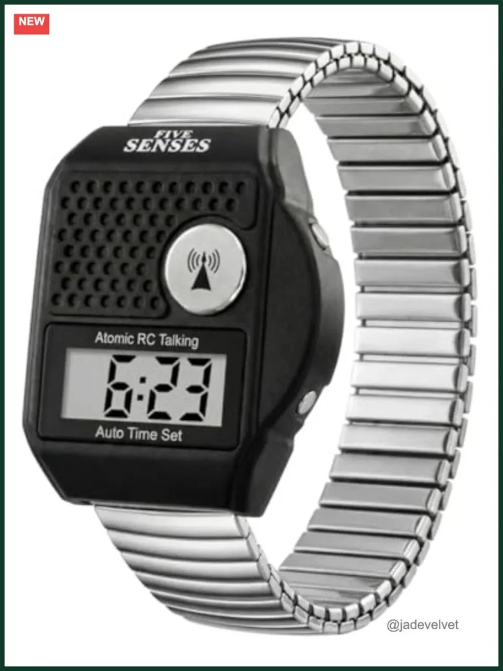 Atomic Talking Watch for Seniors Blind Low Vision Large LCD Digital